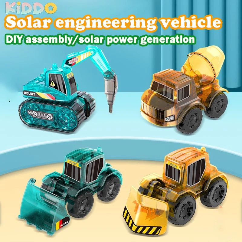 DIY Solar Snail Assembly Smart Robot Engineer Toys Technology Kits Educational Toys Puzzle For Kids Birthday Gifts Science