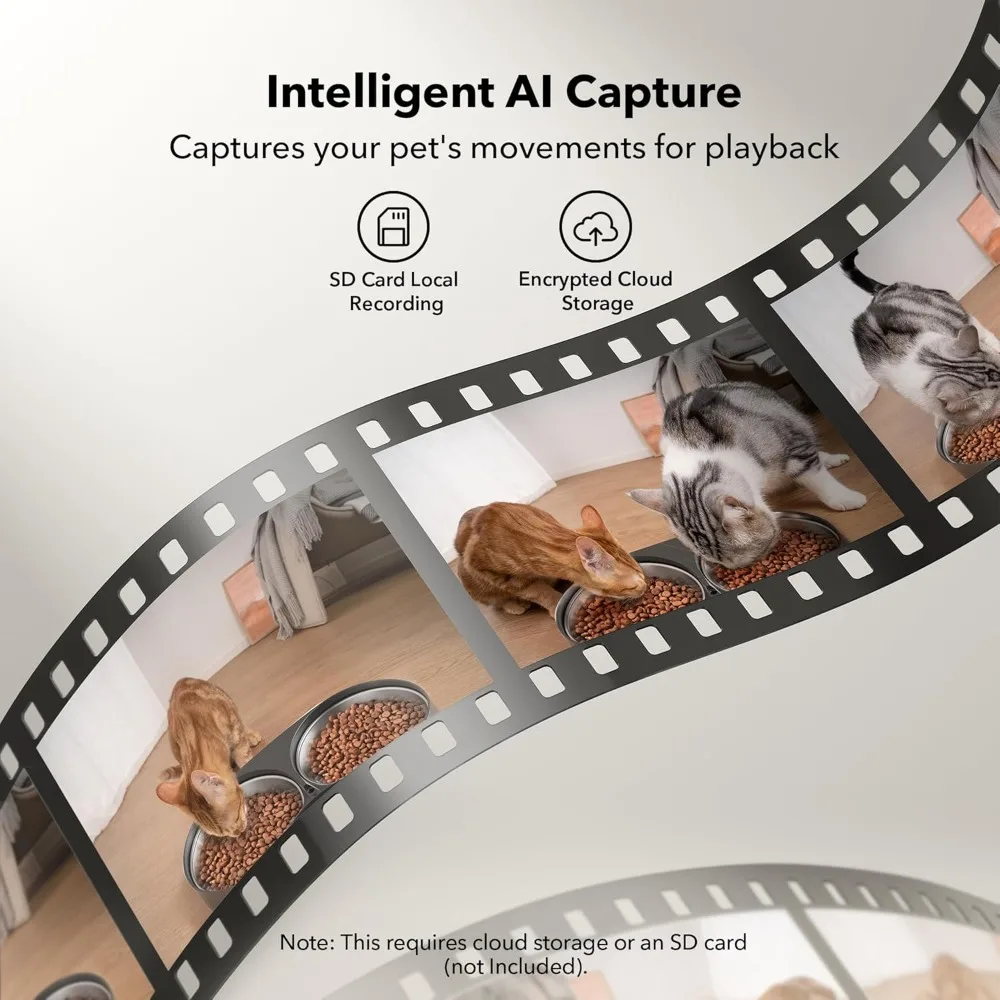 PETLIBRO Smart Pet Feeder with Built-In Camera, 1080P HD Vision and Night Vision, 5G WiFi Enabled with Two-Way Audio for Cats