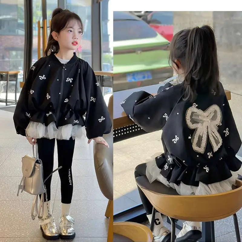 Girls Cartoon Jacket Detail