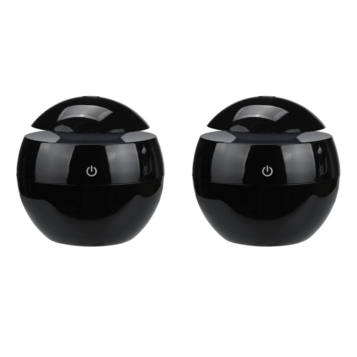 

2X Air Humidifier Ultrasonic USB Diffuser LED Night Light Electric Essential Oil Diffuser Aromatherapy Black