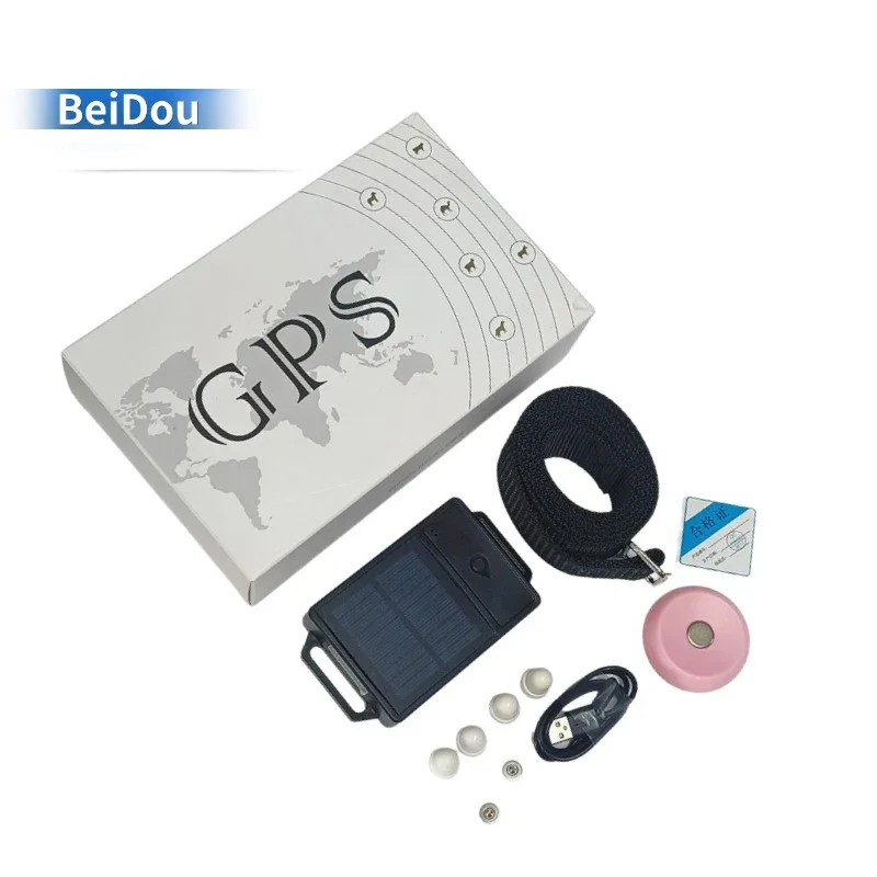 H502 GPS Pet Tracker Quality Intelligent Waterproof Solar Energy Electronic Cattle Sheep Positioning Locator Android Compatible