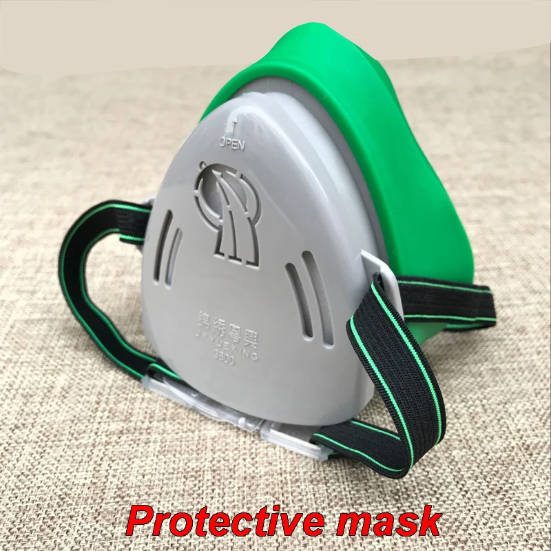 

new Professional Dust Mask Dust Proof Respirator Rubber Work Safety Mask For Builder Carpenter Daily Haze Protection