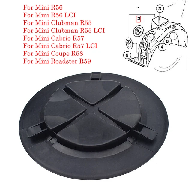 Coperchio Passaruota Per Mini Cooper - Ricambio ABS, Numero OEM 51772751776, Per Anteriore - Foto 3