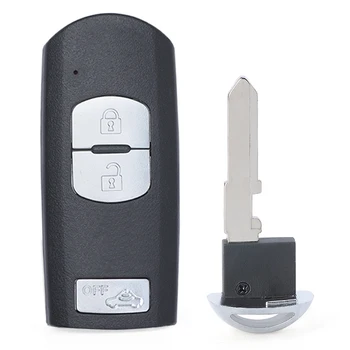 Keyforkess FSK 433.92MHz ID49 Chip muslimoff Button OEM Board Smart Remote Key Fob per Mazda 3 CX-5 2013 2014 2015 2016 - KEYECU FSK 433 92MHz ID49 Chip muslimoff Button OEM Board Smart Remote Key Fob per
