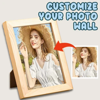 Cornice per foto personalizzata da 1 pezzo, opzioni di dimensioni multiple, possono essere cornici montate a parete, regalo commemorativo personalizzato, decorazioni per la casa