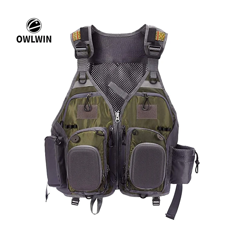 Owlwin fishing life jacket life vest outdoor sport men breathable