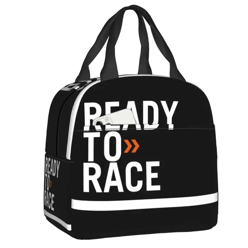 

Ready To Race Insulated Lunch Bag Racing Sport Motorcycle Leakproof Thermal Cooler Lunch Box For Women Kids Food Tote Bags