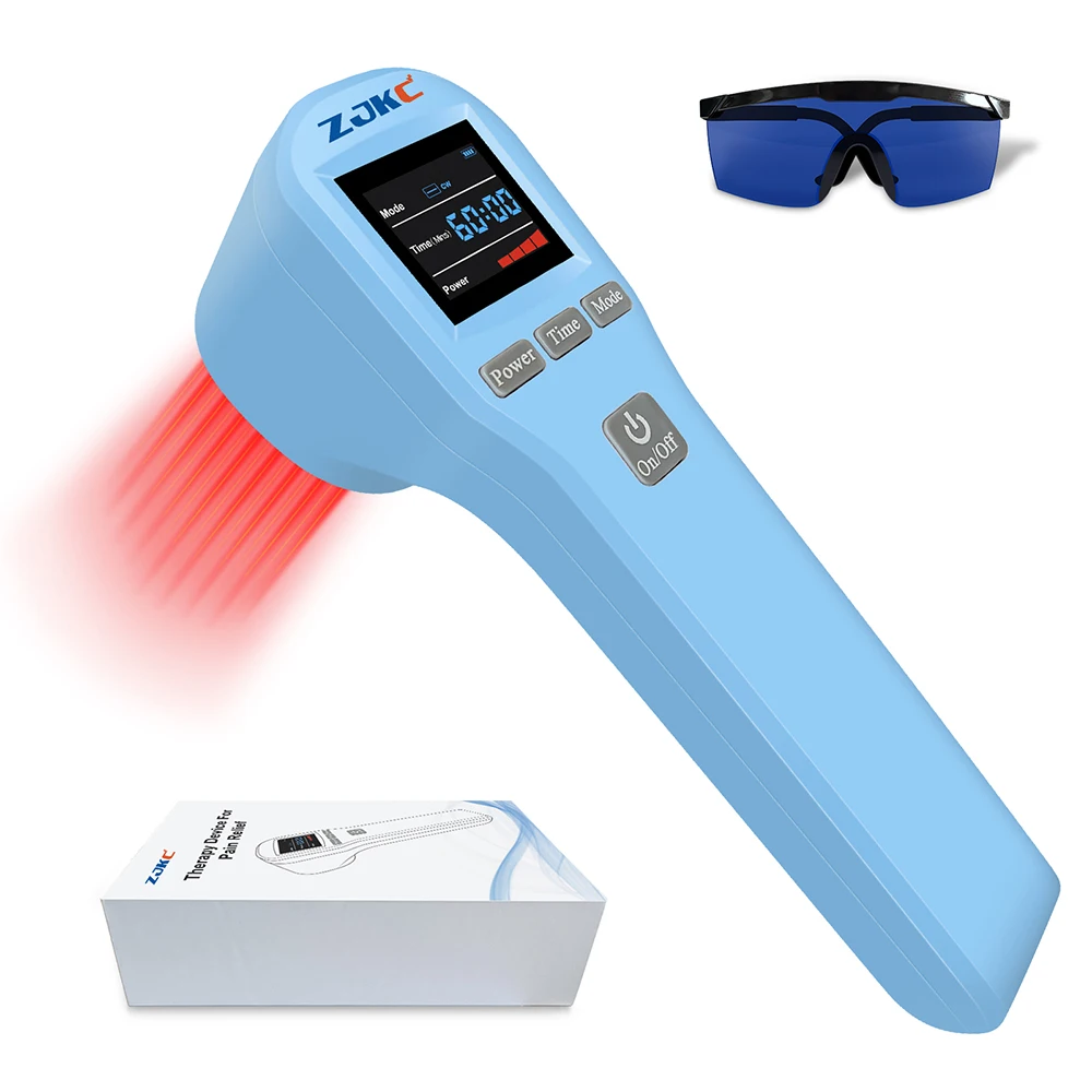 

ZJKC Red Light Laser Therapy Device 650nm 808nm Low Level Laser Arthritis Physical Therapy Equipment Pain Relief Health Care