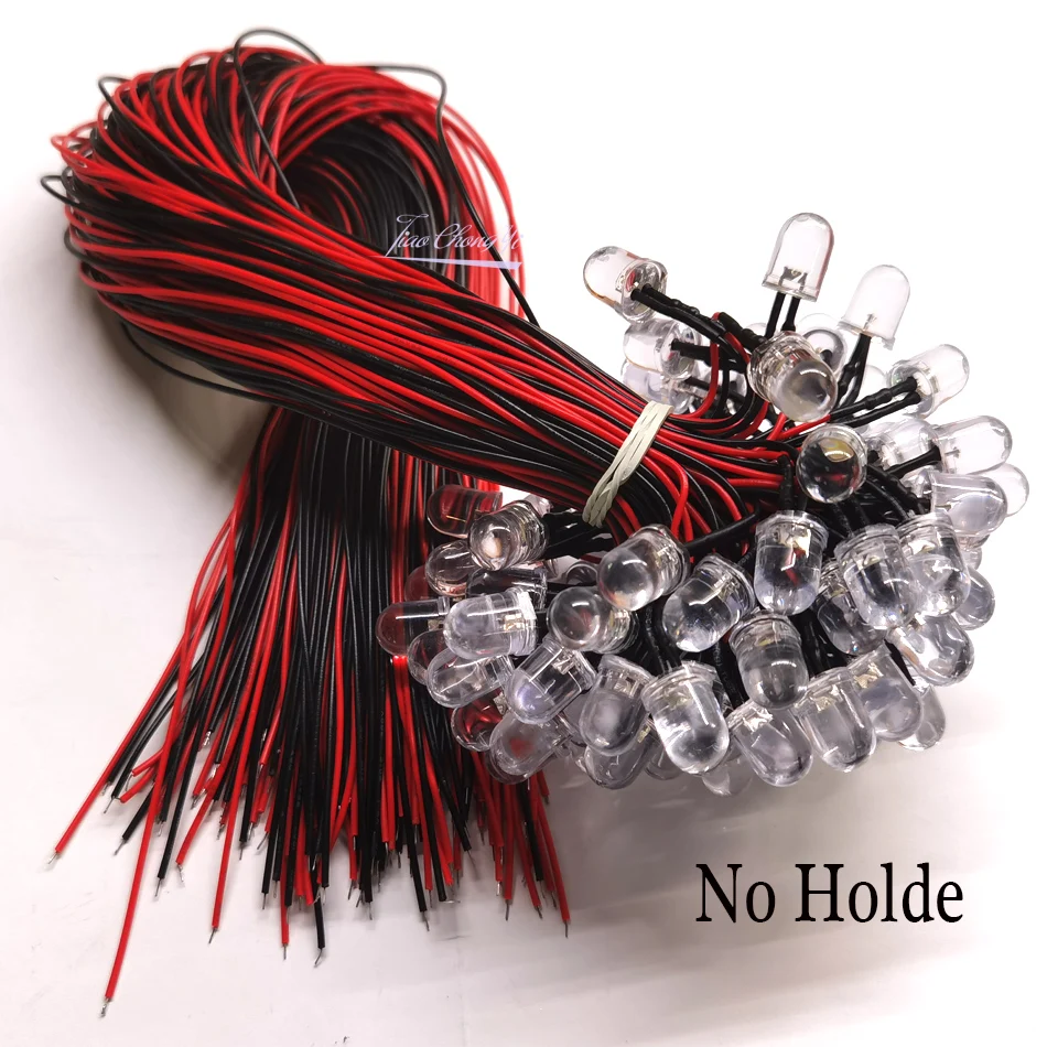 Versatile Multi-Color LED Set with Holders (10-Pack)