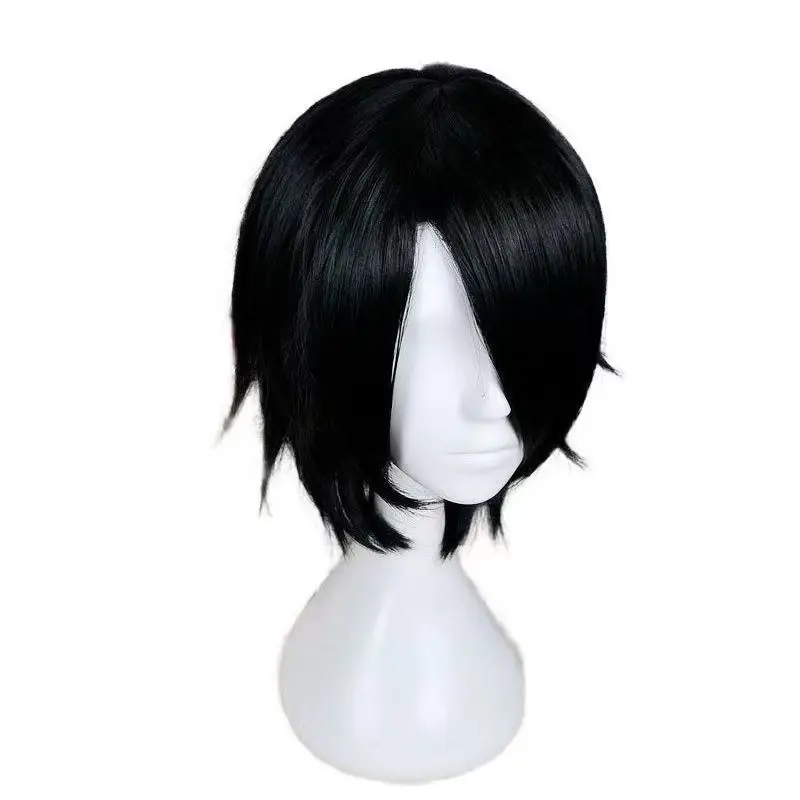 Boruto Sasuke Uchiha Short Straight Wig Cosplay