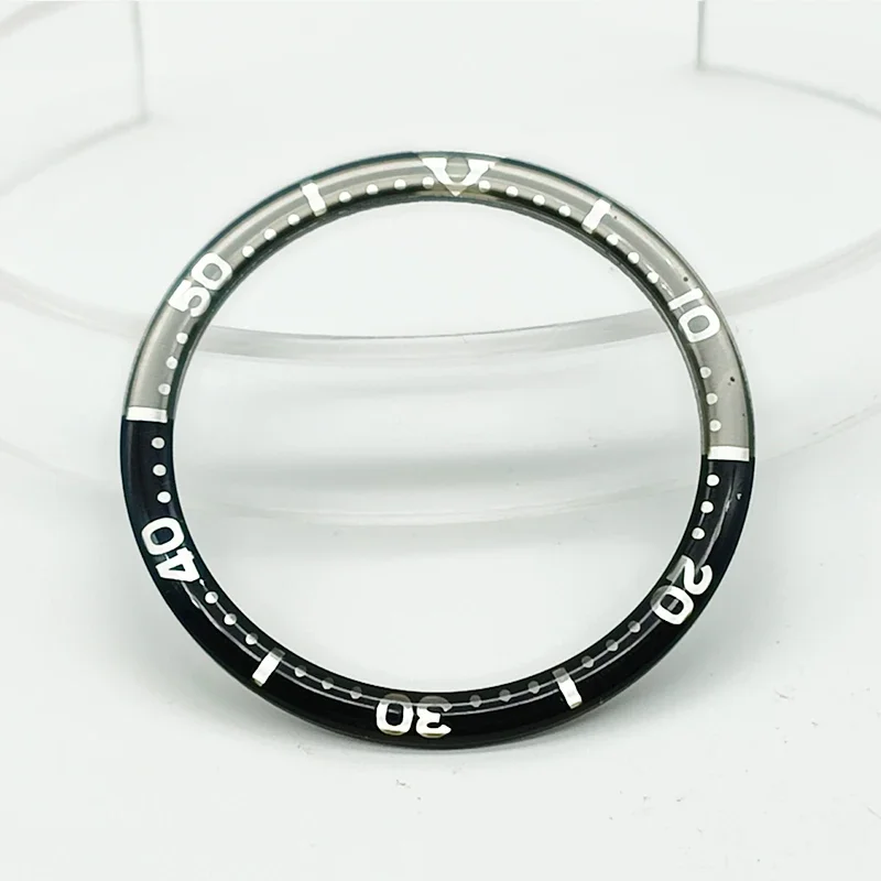 38 mm SKX007 Harz-Uhrenlünetteneinsatz, passend für SKX007 SKX009 SKXA35 SRPD Taucheruhrengehäuse, 38 x 31,5 mm Harz-Lünettenring-Teile – Detail 9
