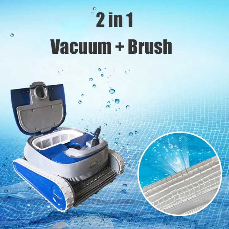 

Automatic Swimming Pool Cleaning Robot With Filtration Equipment Vacuum Cleaner Cleaning Machine Detachable Net Remote Control s