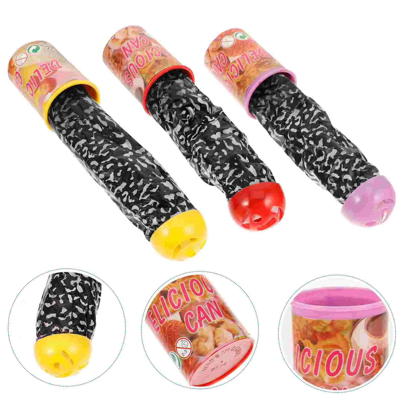 

6 pcs Candy Snake Can Jump Spring Snake Toy Funny Candy Jar Spoof Toy Gift Prank Toy Party Supplies
