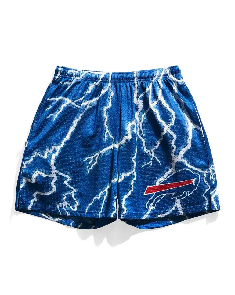 Sports Casual Shorts alo Bills Lightning Shorts for Men Women Comfortable Breathable Quick-drying Outdoor Training