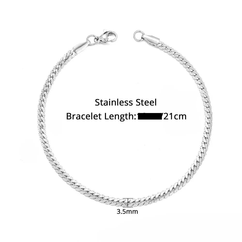 Gold Chunky Chain Link Bracelet - Classic Trendy Design for Men and Women Jewelry