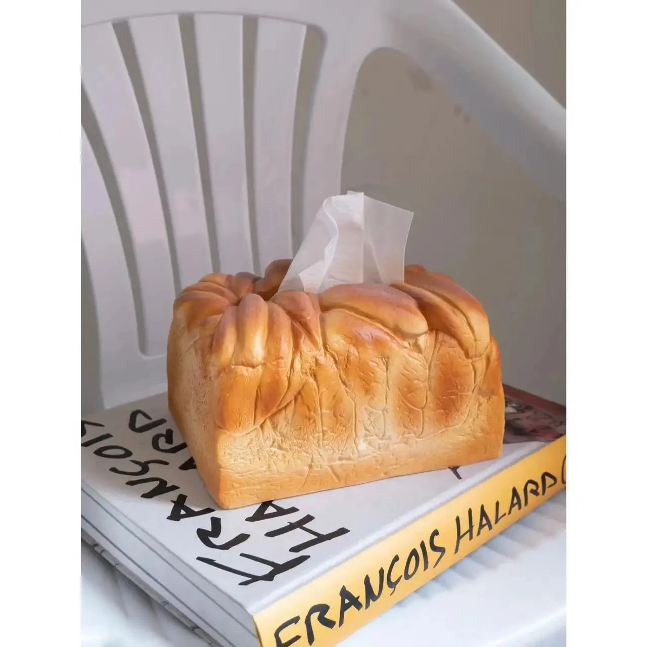 Creativity Bread/Corn Shape Tissue Box Personalized Decoration Living Room Kitchen Tissue Storage Box 3