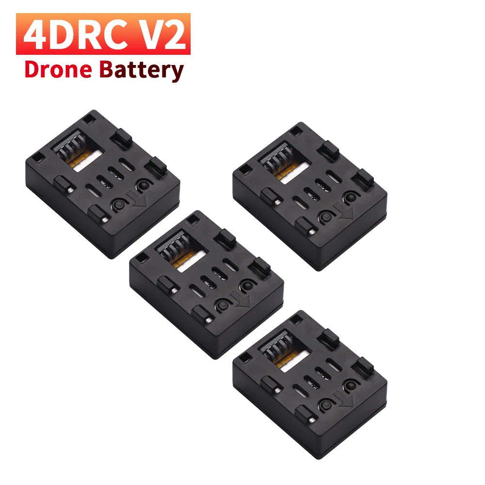ตัวเลือกสินค้า แบตเตอรี่ลิโพ 3.7V 800mAh สำหรับโดรน 4D-V2 RC