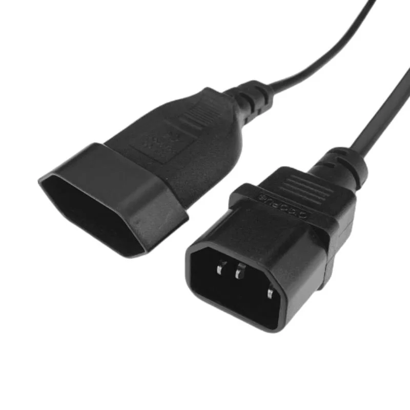 UPS PDU, EU 전원 어댑터 코드, 30CM용 유럽 2Pin 암 전원 케이블에 IEC 320 C14 수 플러그