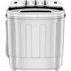 ZENY Portable Clothes Washing Machine Mini Twin Tub Washing Machine 13lbs Capacity with Spin Dryer,Compact Washer 3