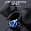 M-F8 Waterproof Hanging Single Ear Earbuds Bluetooth-compatible 5.2 Noise Cancelling Sports Wireless Business Headphones Headset 2