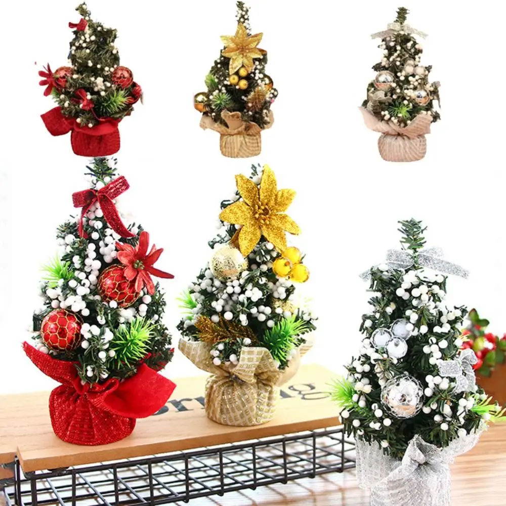 Christmas Tree Mini Christmas Set Tree Desktop with Kids Gifts Christmas Tree Small Decoration