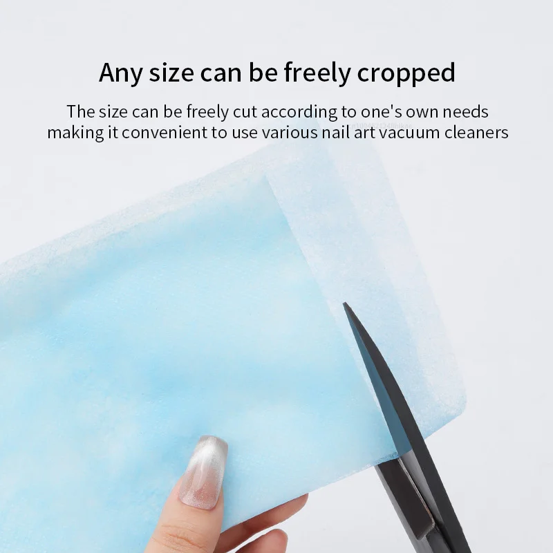 Disposable Nail Art Vacuum Dust Collector Non-Woven Filter Paper Manicure Machine Dust Filter 100pcs nail dust filter paper nail dust collector