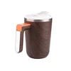 New Portable Temperature Heating Magnetic Stirring Mug Coffee Milk Mixing Cup Home USB Rechargeable Double Drinking Mouth Cup 6