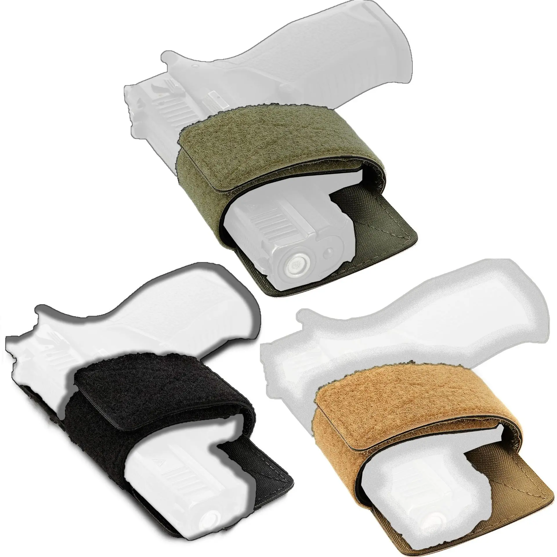 Universal Gun Holster Concealed Carry Pistol Holster Quick Draw Handgun Pouch Glock for Fanny Bag Backpack Vest Holder