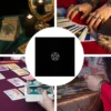 Tarot Tablecloth Tablecloths Pentacle Black Cover Divination Decoration Decorate 4