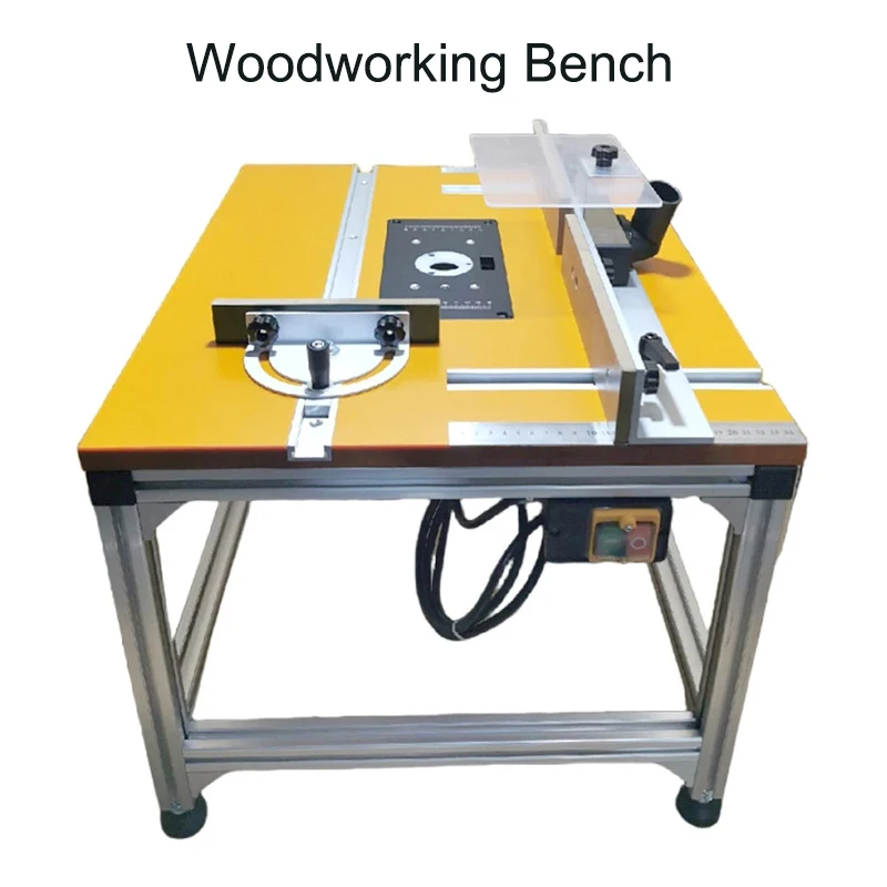 Upgrade Woodwork Table System  Lifting Insert Plate, Fence, Miter Gauge,Complete Set Bakelite Milling Woodworking Bench