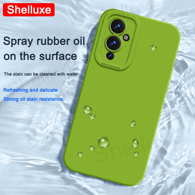 Square Liquid Silicone Soft Case for OnePlus - Shelluxe Series