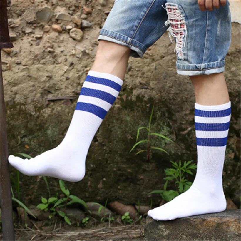 6 Pares De Calcetines Deportivos De Rayas – Algodón Transpirable – Talla 38-43 – Multicolor Hombre Y Mujer