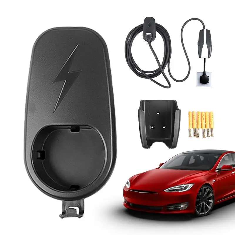 

Насадка для зарядного устройства для электромобиля, держатель для зарядного устройства для электромобиля, держатель для зарядного кабеля, прочный безопасный органайзер для автомобильного кабеля