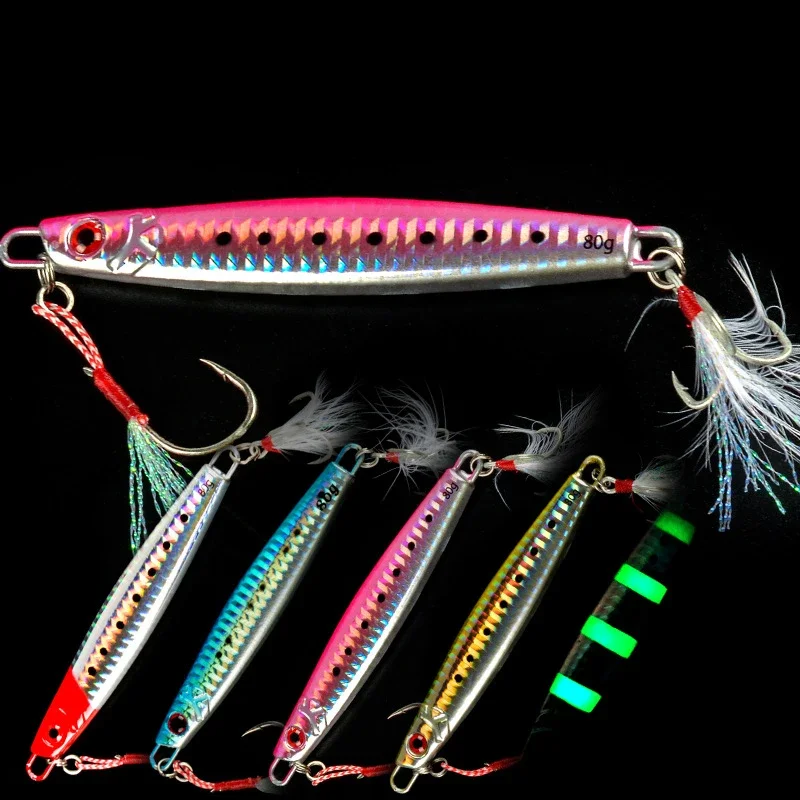 Metal Jig 100g 120g 150g 180g Sea Biomimetic Fish Iron Plate Bait Cast Jig Saltwater Fishing Lure Artificial Ocean Boat Fishing