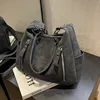 Women Crossbody Bag Luxury Designer Oblique Cross Single Shoulder Bag Large Capacity Handbags Retro Matte PU Leather Hobos