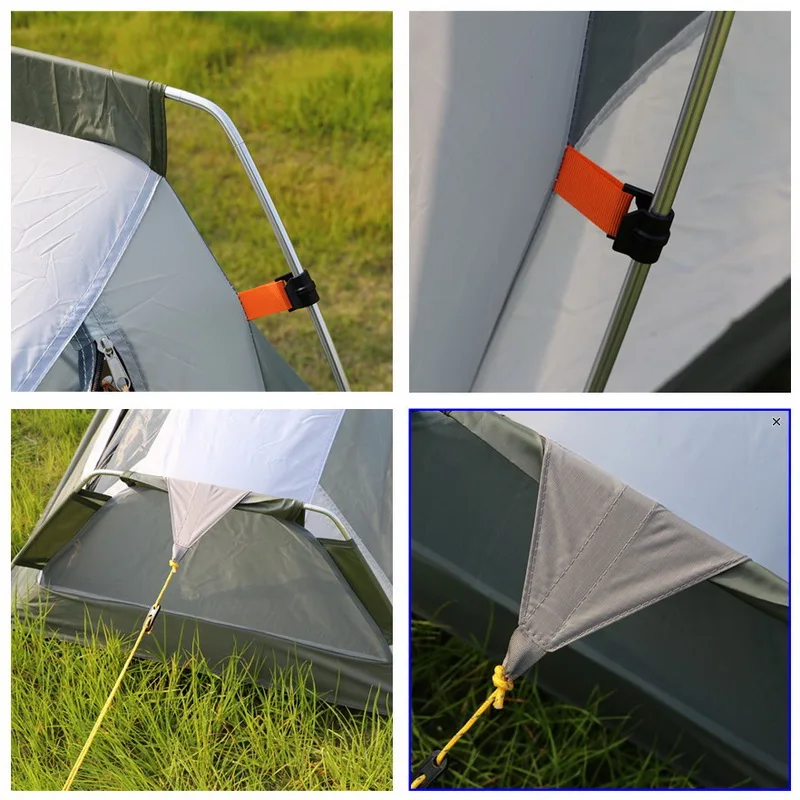 Alltel Genuine Ultra Light Outdoor Camping Mountaineering Outside Hiking Double Layer Aluminium Alloy Rod Single Person Tent