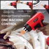 360W Cordless Heat Gun Portable 400℃ Hot Air Gun with 4 Nozzle Fit for Milwaukee 18V Battery (No Battery) 2