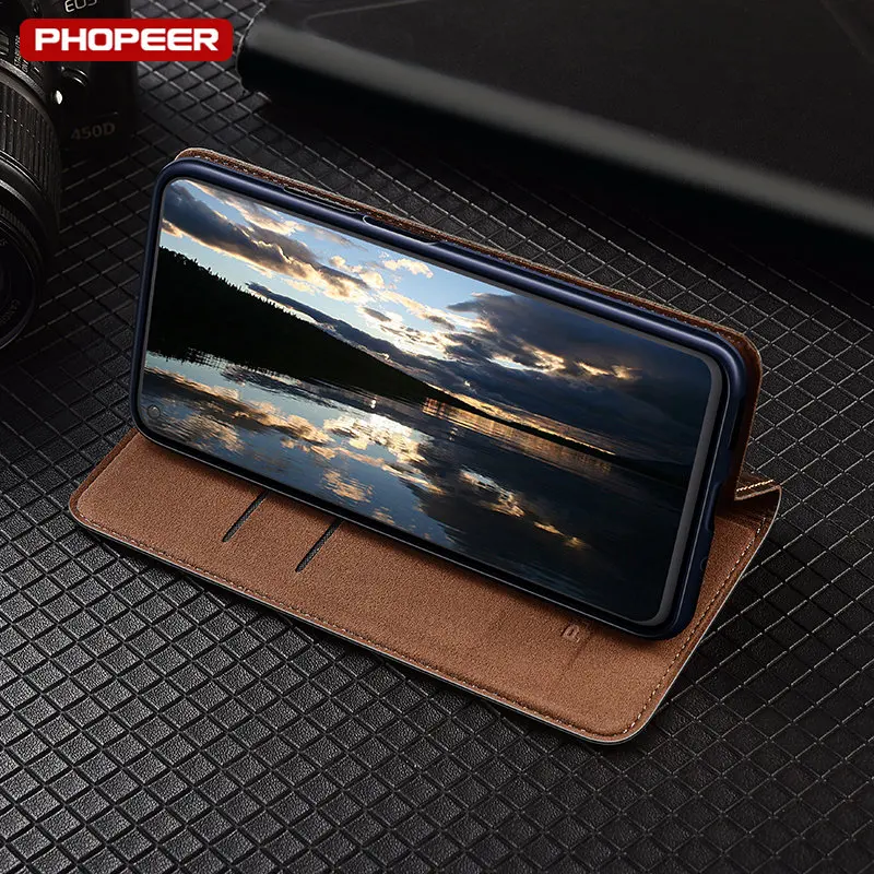 Luxury Genuine Leather Flip Cover Case For HTC U11 U12 U20 Plus U23 Pro Desire 22 Pro 5G Card Pocket Wallet Phone Cases