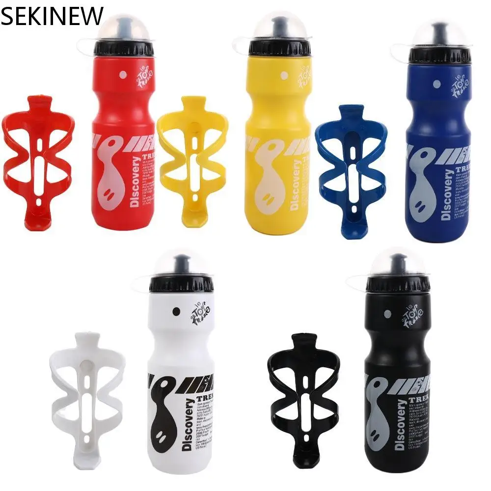 Bicycle Water Bottle 750ml Bicycle Waterbottle Mountain Road Bike Water Bottle Outdoor Cycling Kettle Portable with Bottle Holder Bike Accessory Drop