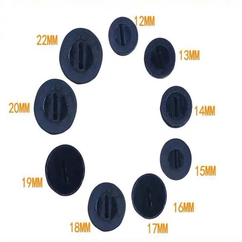 10pcs Black Plastic Screw Carbon Brush Holder Caps Case Dia. 12mm/13mm/14mm/15mm/16mm/17mm/18mm/20mm/22mm/9523 Type