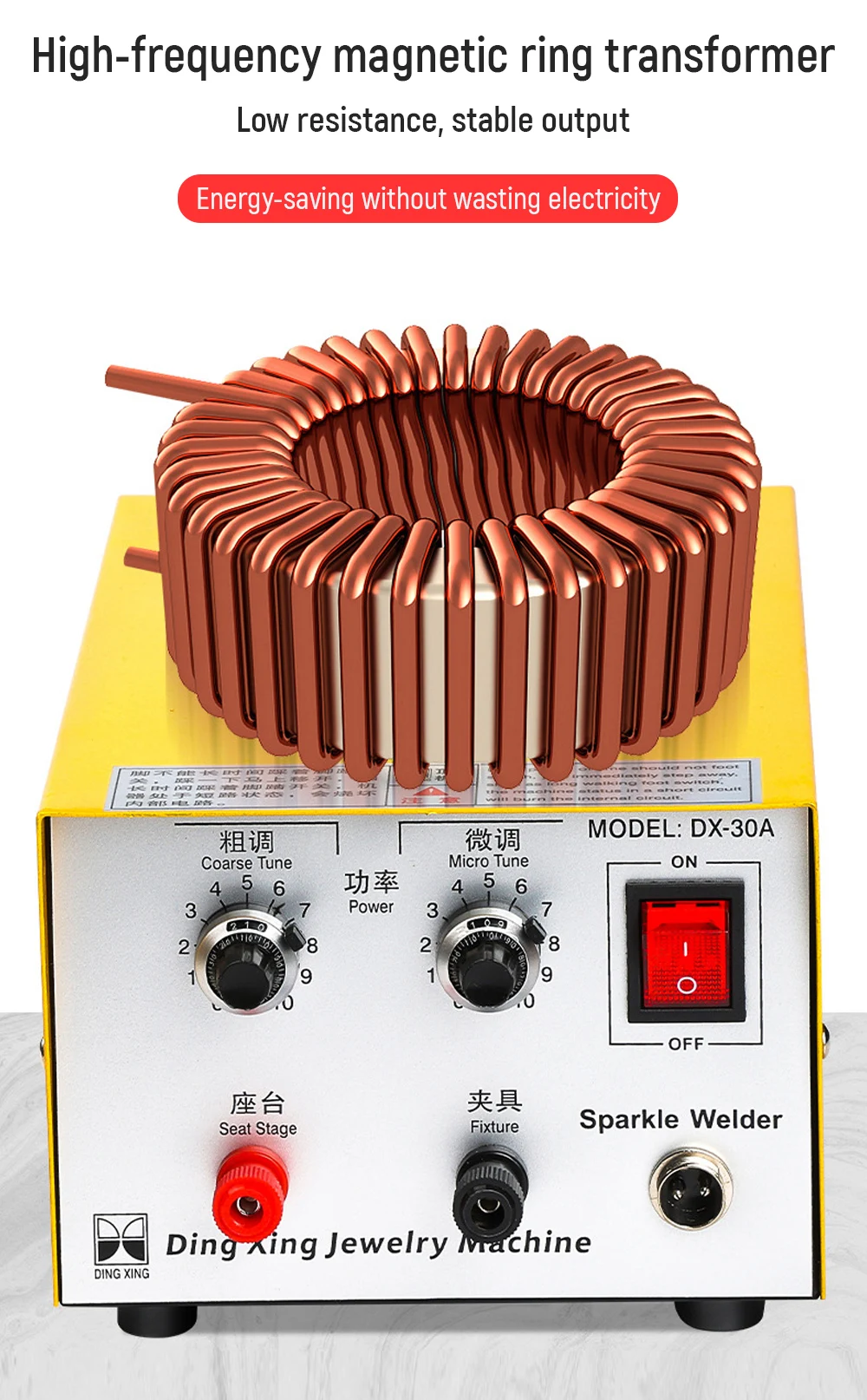 Portable Electric Welder Laser Jewelry Welder Manual Spot Welder Ring Welding Ma