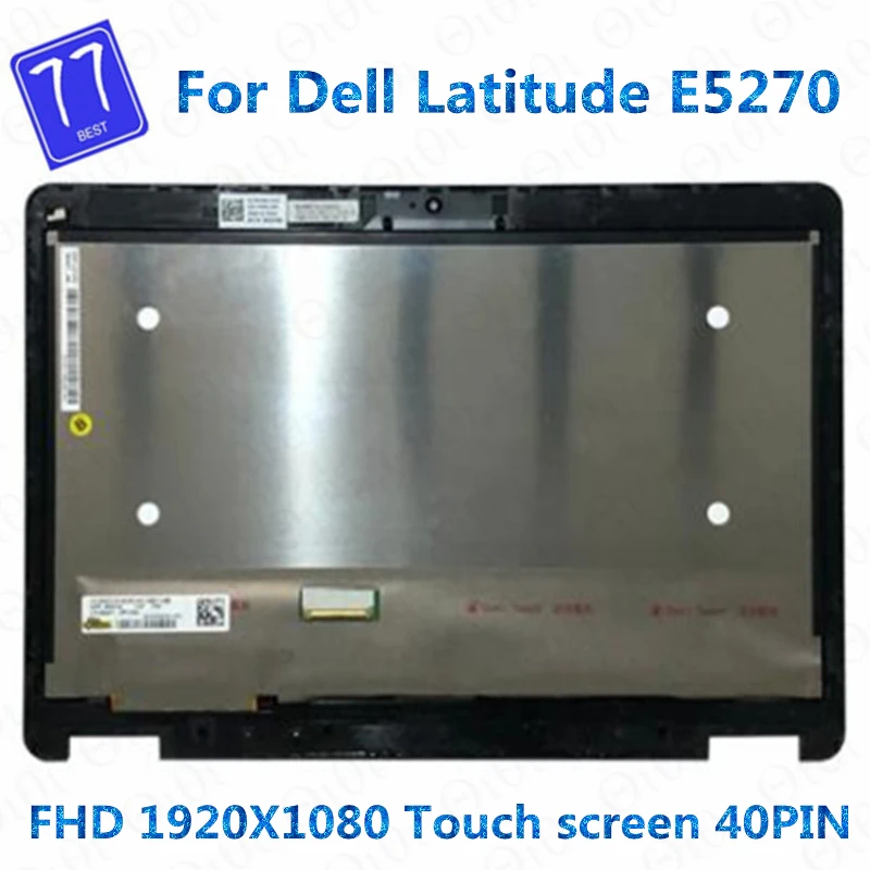 

Original 12.5'' For Dell Latitude E5270 LCD Touch Screen laptop FHD 1920X1080 LED with Touch screen Assembly