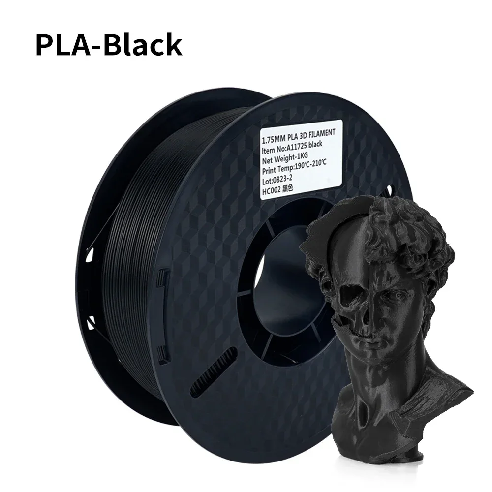 100% No Bubble Plastic 1.75mm Filaments for 3d Printing Materials Safety Vacuum Packaging 3D Pen Silk PLA Filament 1kg