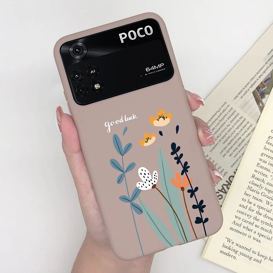 Charming Heart & Butterfly Floral Soft Silicone Matte Protective Phone Case