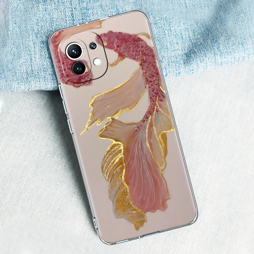 Floral Fairy Fish Cute Phone Case Cover