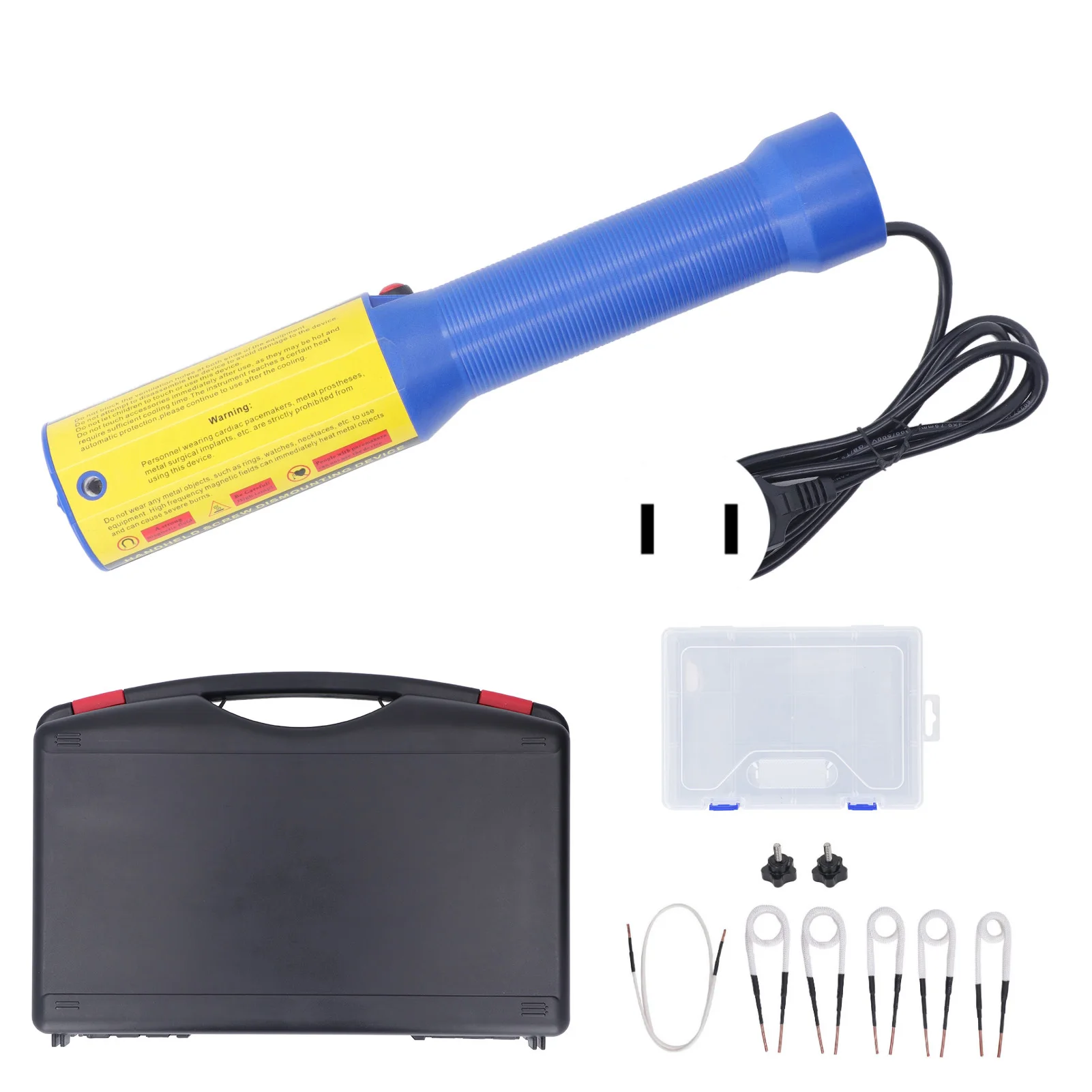 

Remove Heater Flameless Heat Tool Wide Usage 3mm Brass High Temperature Resistant 1500W with LED Light for Machinery