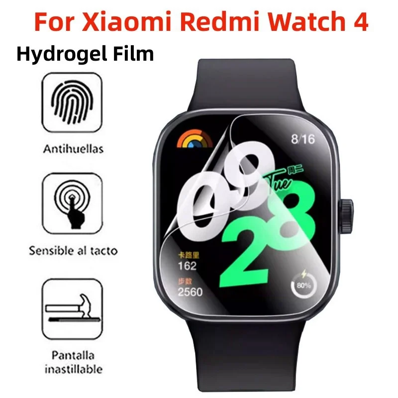 

Гидрогелевая пленка для смарт-часов Redmi Watch 4, 3-5 шт.