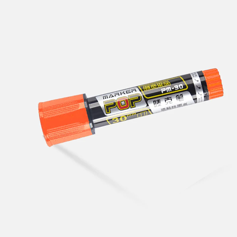 Vibrant Waterproof Refillable Marker Set - 12 Color Paint Pens