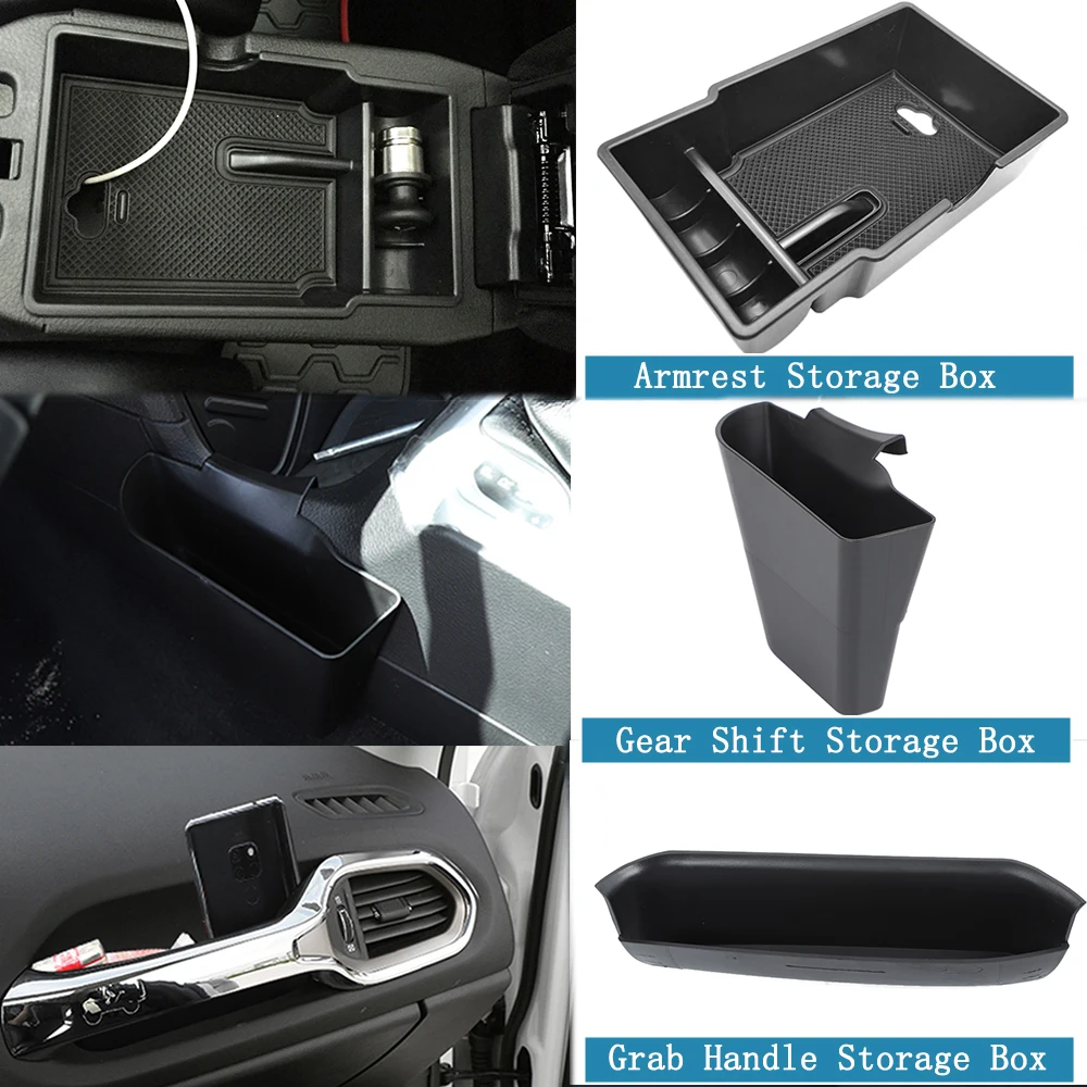 For Jeep Renegade Grab Handle Storage Box Fits 2015-2023 Grab Tray  Accessories