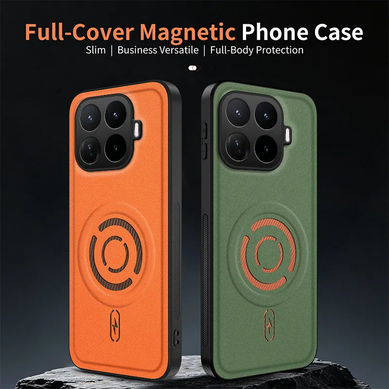 Luxury Magnetic Silicone Shockproof Protective Phone Case